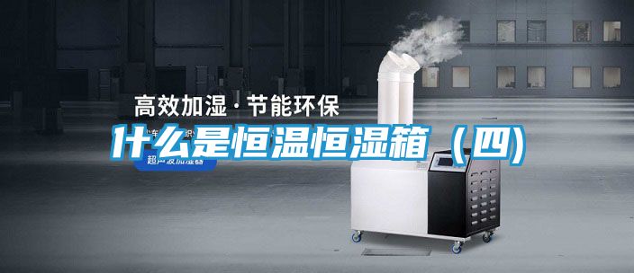 什么是恒温恒湿箱(四)