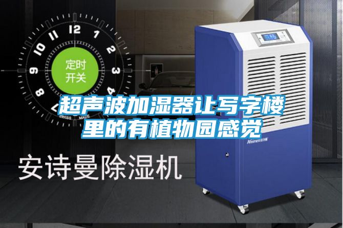 超声波加湿器让写字楼里的有植物园感觉