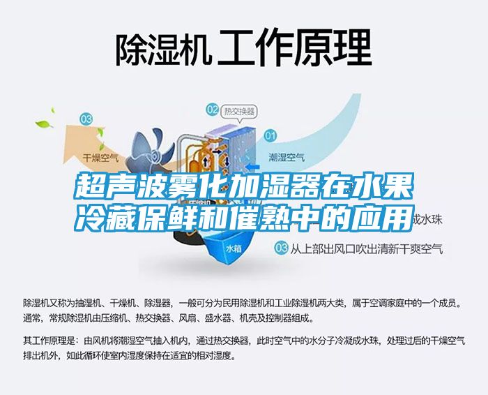 超声波雾化加湿器在水果冷藏保鲜和催熟中的应用