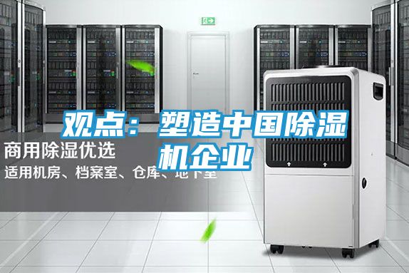 观点:塑造中国除湿机企业
