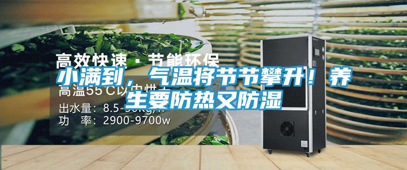 小满到，气温将节节攀升！养生要防热又防湿