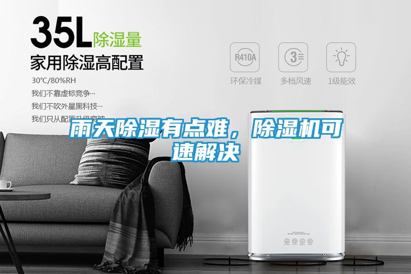 雨天除湿有点难，除湿机可速解决