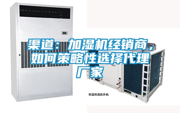 渠道：加湿机经销商，如何策略性选择代理厂家