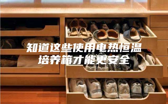知道这些使用电热恒温培养箱才能更安全