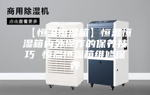 【恒温恒湿箱】恒温恒湿箱内外操作的保养技巧 恒温恒湿箱维修保养