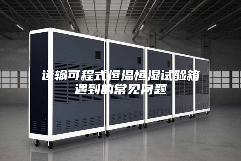 运输可程式恒温恒湿试验箱遇到的常见问题