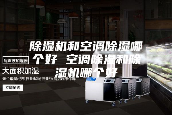 除湿机和空调除湿哪个好 空调除湿和除湿机哪个好