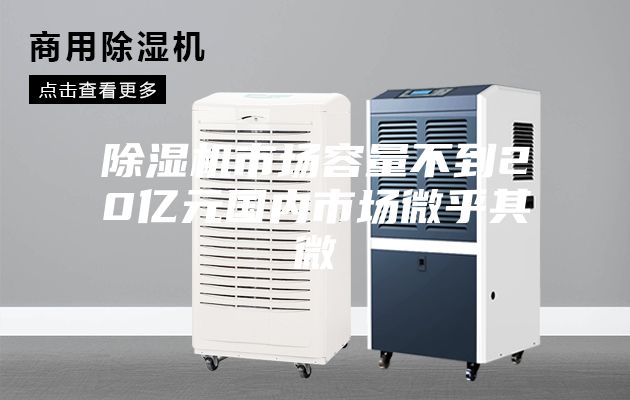 除湿机市场容量不到20亿元国内市场微乎其微
