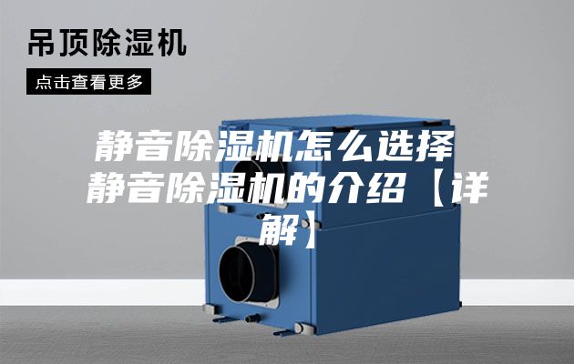 静音除湿机怎么选择 静音除湿机的介绍【详解】