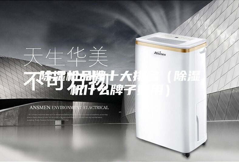 除湿机品牌十大排名(除湿机什么牌子好用)