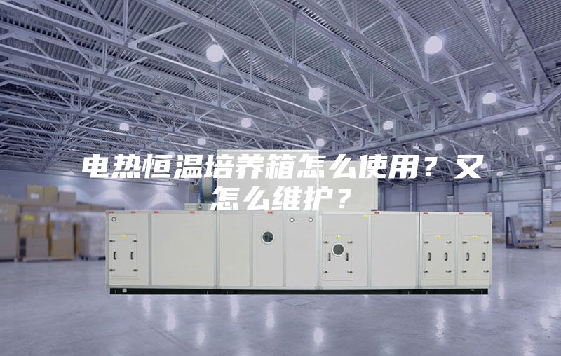 电热恒温培养箱怎么使用？又怎么维护？