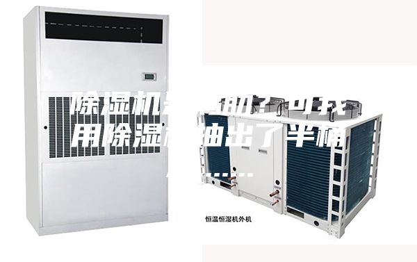 除湿机是鸡肋?可我用除湿机抽出了半桶水.......
