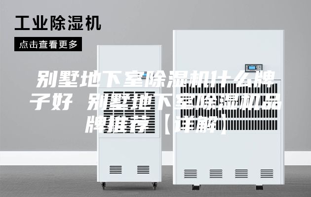 别墅地下室除湿机什么牌子好 别墅地下室除湿机品牌推荐【详解】