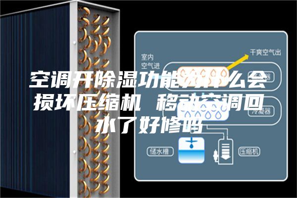空调开除湿功能为什么会损坏压缩机 移动空调回水了好修吗