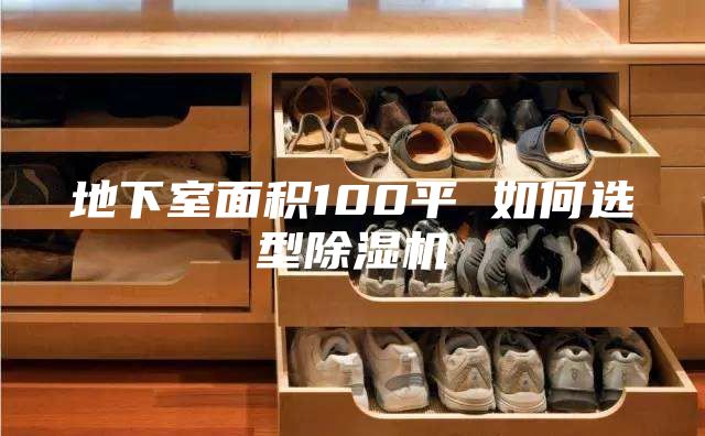 地下室面积100平 如何选型除湿机