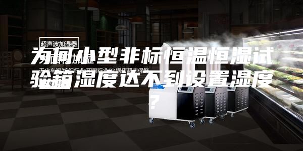 为何小型非标恒温恒湿试验箱湿度达不到设置湿度？