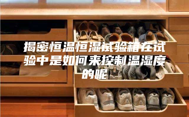 揭密恒温恒湿试验箱在试验中是如何来控制温湿度的呢