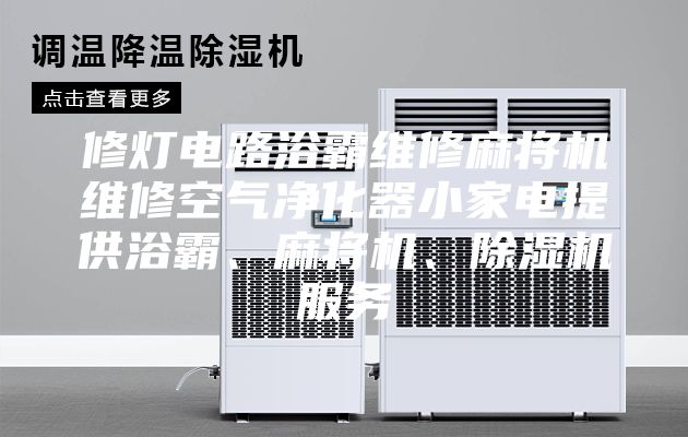 修灯电路浴霸维修麻将机维修空气净化器小家电提供浴霸、麻将机、除湿机服务
