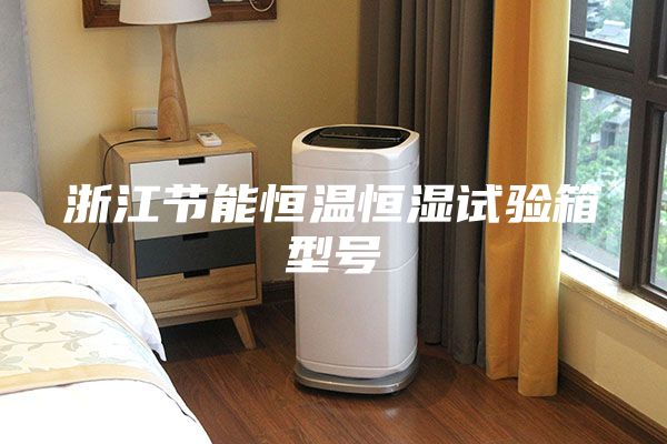 浙江节能恒温恒湿试验箱型号