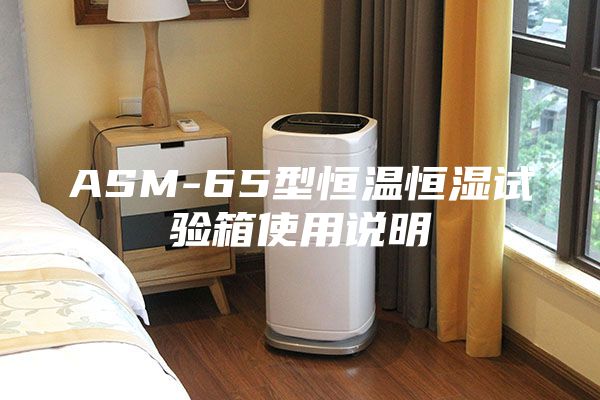 ASM-65型恒温恒湿试验箱使用说明