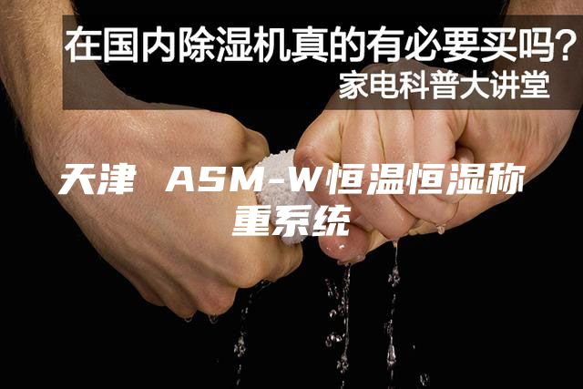 天津 ASM-W恒温恒湿称重系统