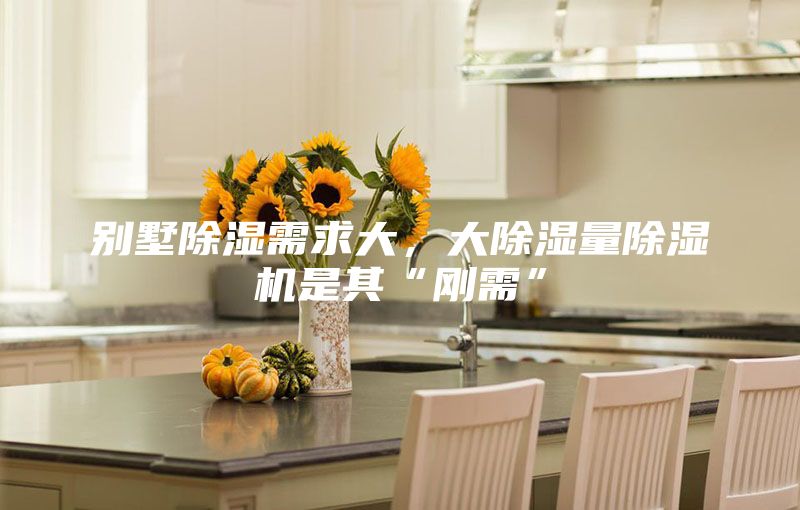 别墅除湿需求大，大除湿量除湿机是其“刚需”