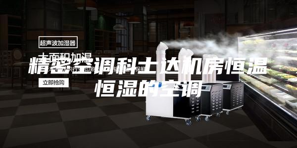 精密空调科士达机房恒温恒湿的空调