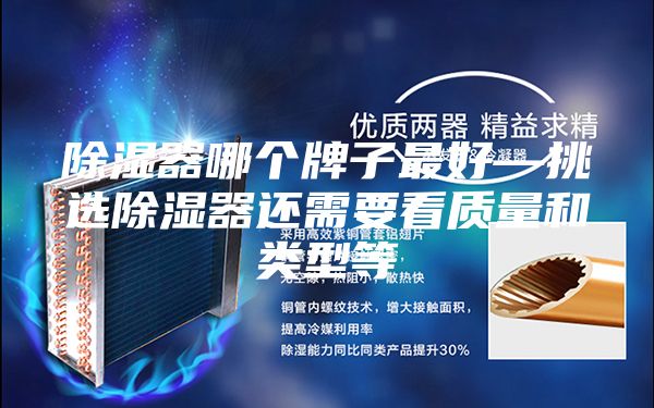 除湿器哪个牌子最好—挑选除湿器还需要看质量和类型等