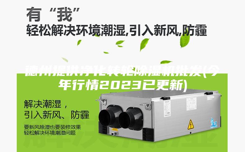 德州提供净化转轮除湿机批发(今年行情2023已更新)