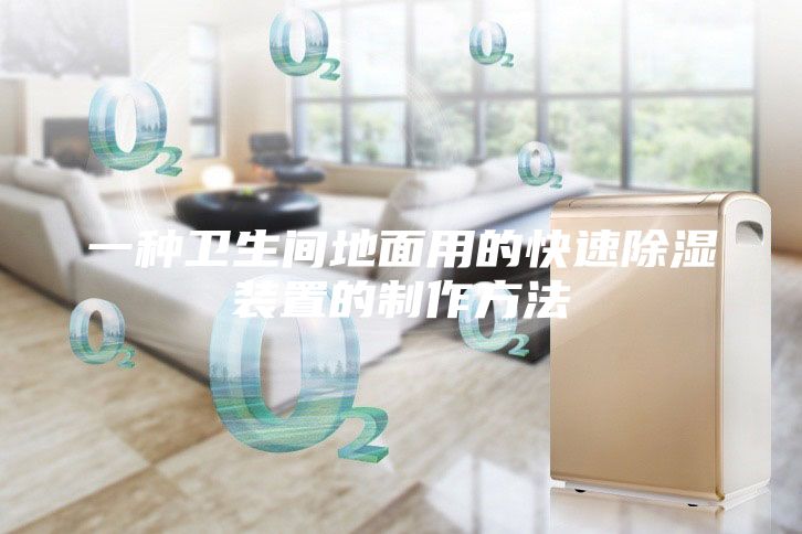 一种卫生间地面用的快速除湿装置的制作方法