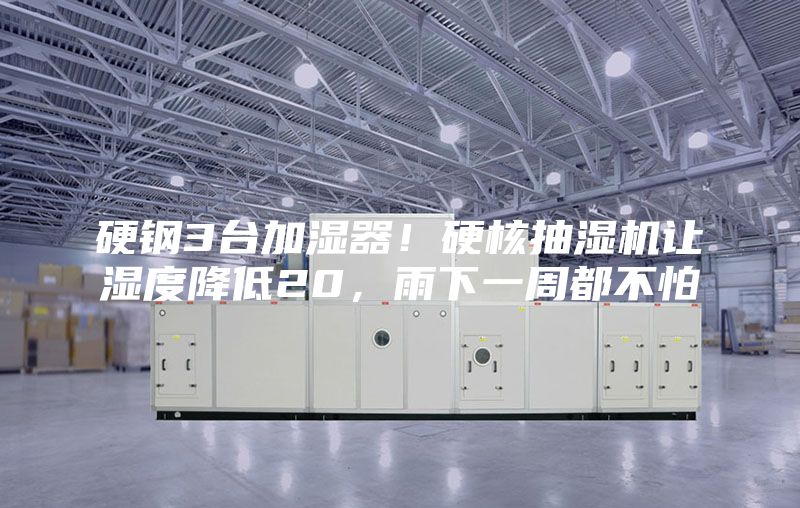 硬钢3台加湿器！硬核抽湿机让湿度降低20，雨下一周都不怕