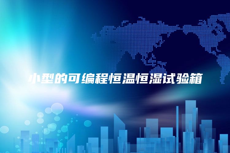小型的可编程恒温恒湿试验箱