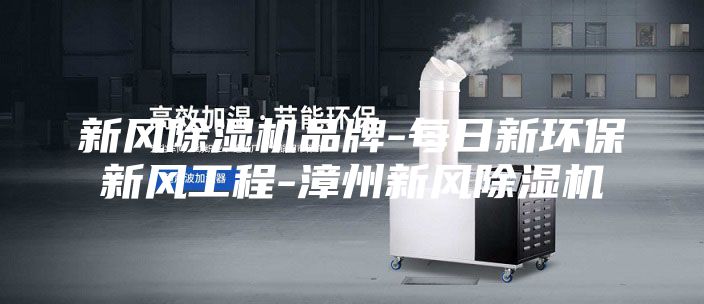新风除湿机品牌-每日新环保新风工程-漳州新风除湿机