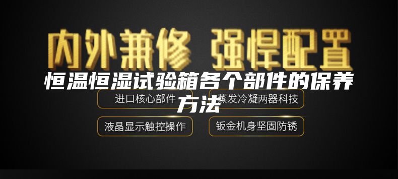 恒温恒湿试验箱各个部件的保养方法