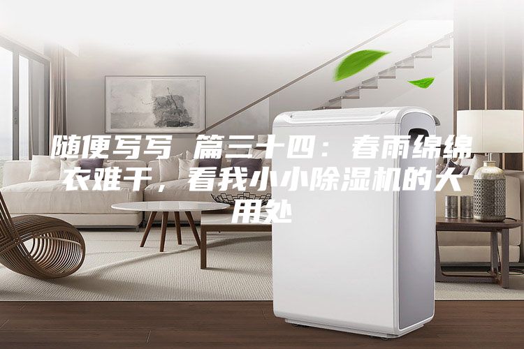 随便写写 篇三十四：春雨绵绵衣难干，看我小小除湿机的大用处