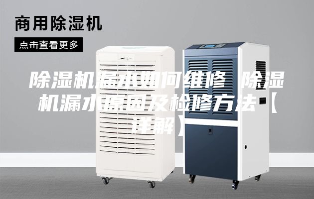 除湿机漏水如何维修 除湿机漏水原因及检修方法【详解】
