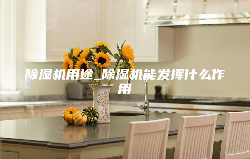除湿机用途_除湿机能发挥什么作用