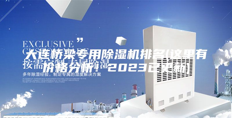 大连桥梁专用除湿机排名(这里有价格分析！2023已更新)