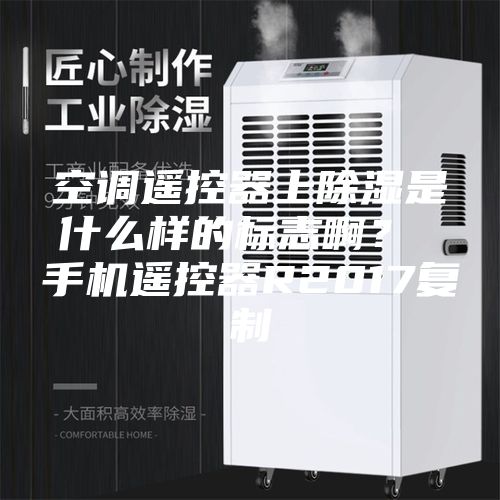 空调遥控器上除湿是什么样的标志啊？ 手机遥控器R2017复制