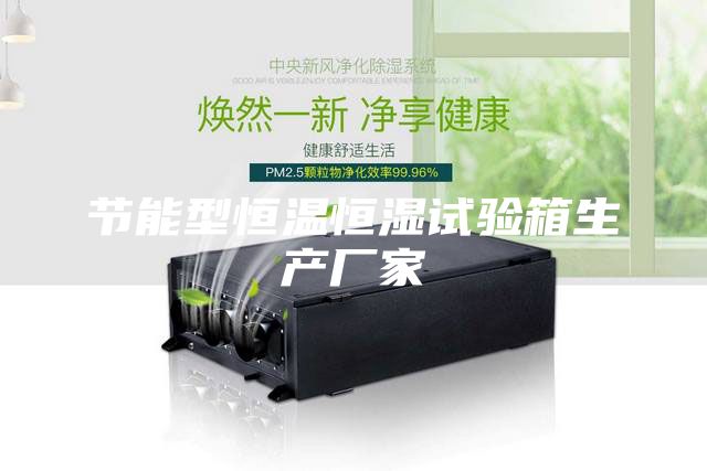 节能型恒温恒湿试验箱生产厂家