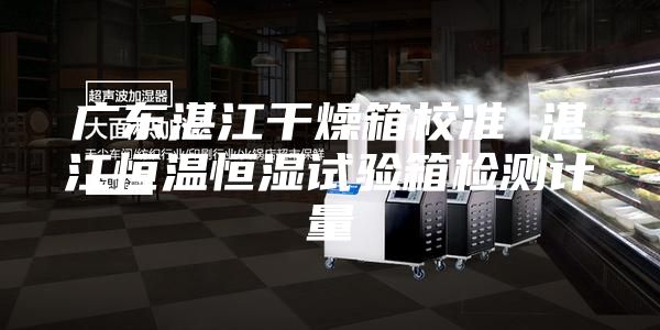广东湛江干燥箱校准 湛江恒温恒湿试验箱检测计量