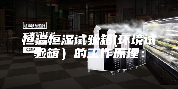 恒温恒湿试验箱(环境试验箱）的工作原理：
