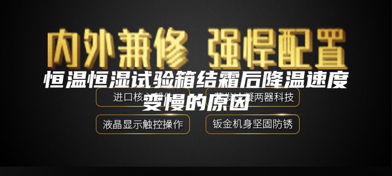 恒温恒湿试验箱结霜后降温速度变慢的原因