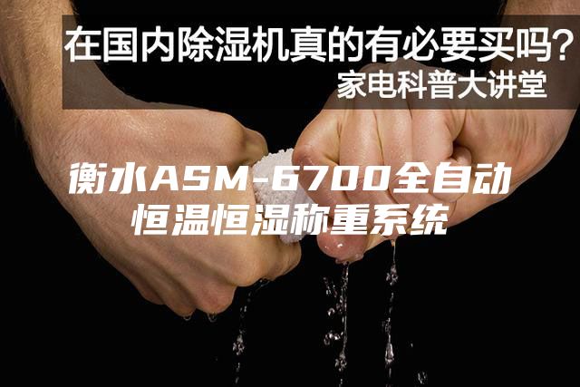 衡水ASM-6700全自动恒温恒湿称重系统