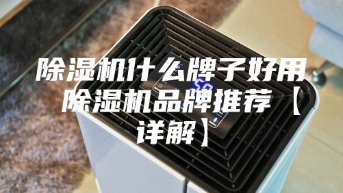 除湿机什么牌子好用 除湿机品牌推荐【详解】
