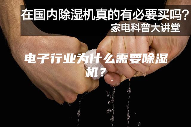 电子行业为什么需要除湿机？