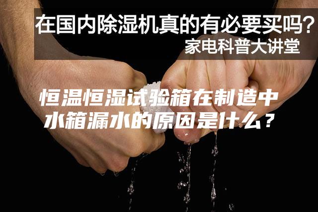恒温恒湿试验箱在制造中水箱漏水的原因是什么？