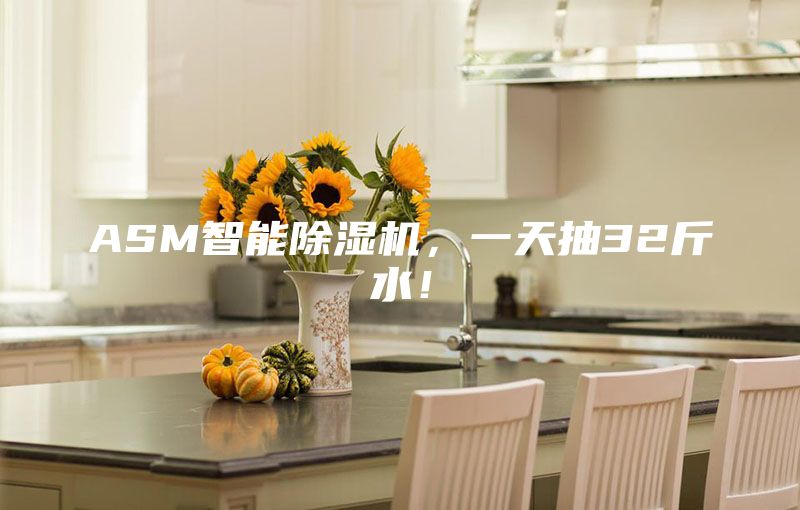ASM智能除湿机，一天抽32斤水！