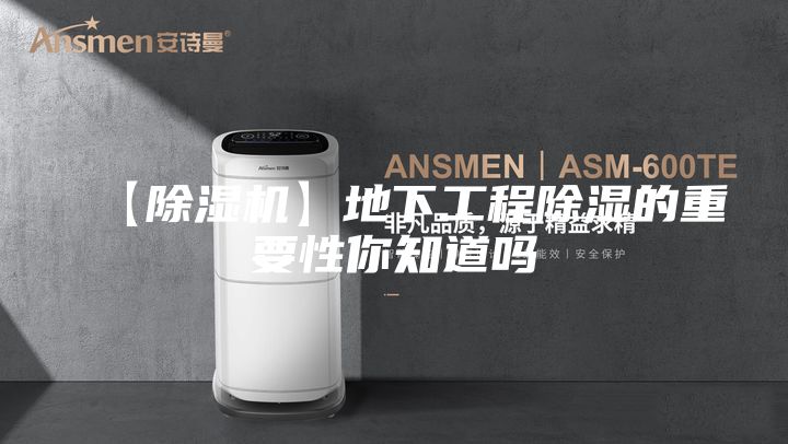 【除湿机】地下工程除湿的重要性你知道吗